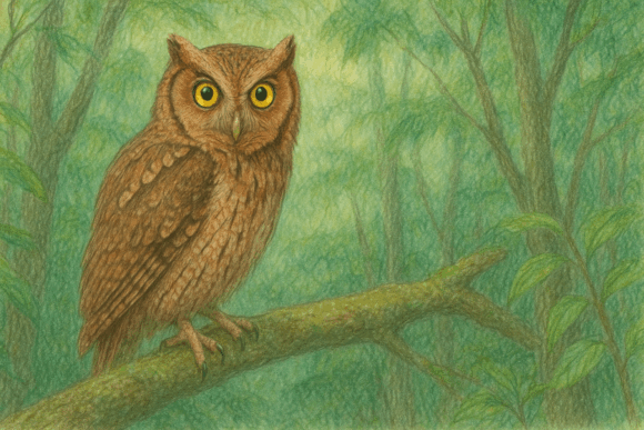 日本で見られるフクロウ リュウキュウコノハズク