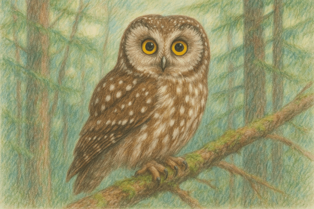 日本で見られるフクロウ キンメフクロウ