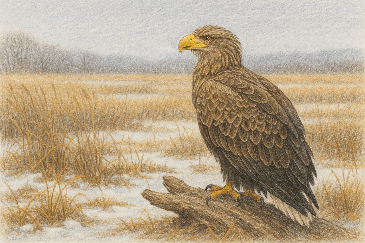 日本で見られるワシ オジロワシ