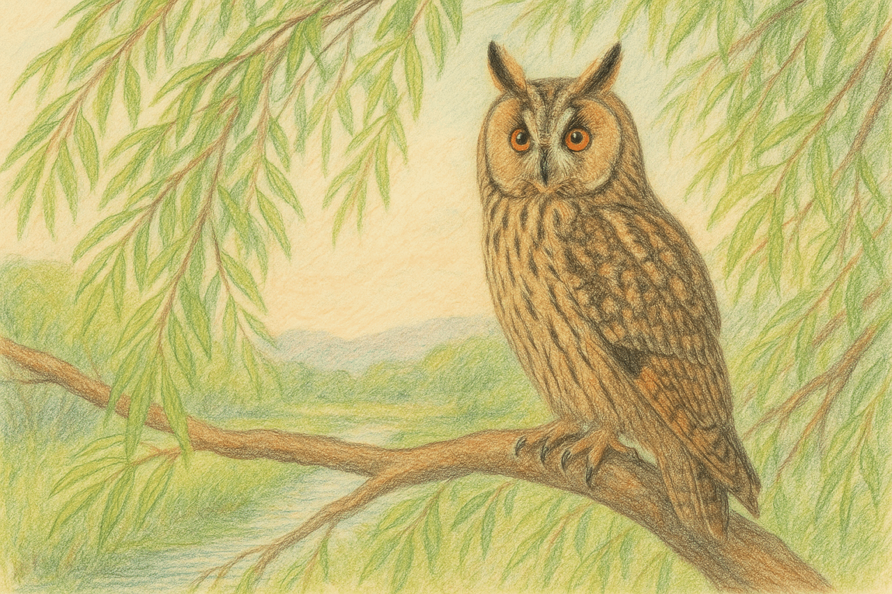 日本で見られるフクロウ トラフズク トラフズク