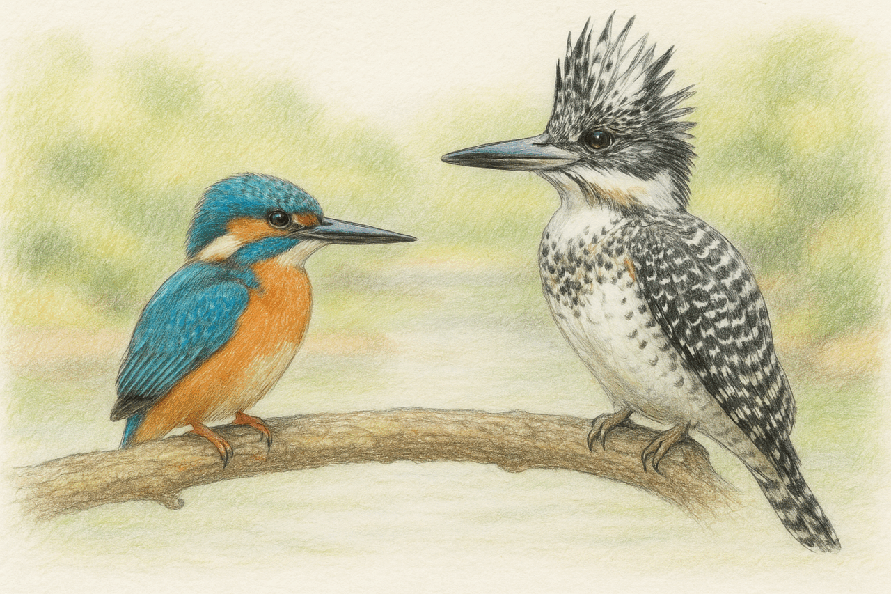 カワセミとヤマセミの違い