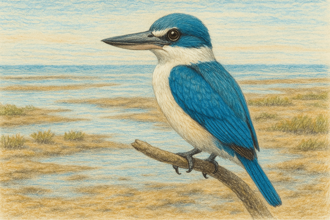 ナンヨウショウビン　干潟