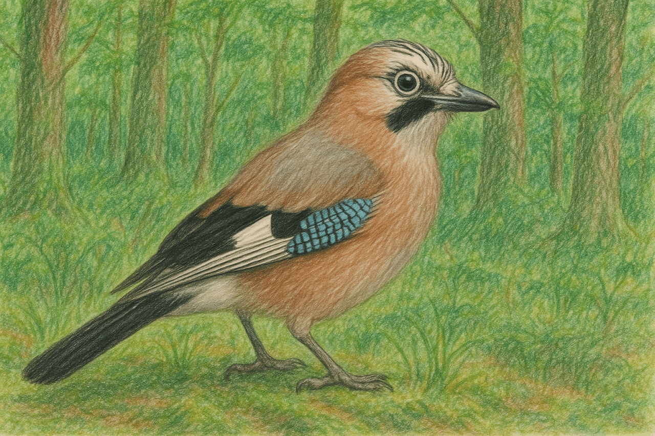 カケス　日本で見られるカラス科の野鳥