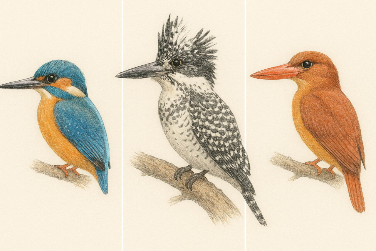 日本で見られるカワセミ科の野鳥