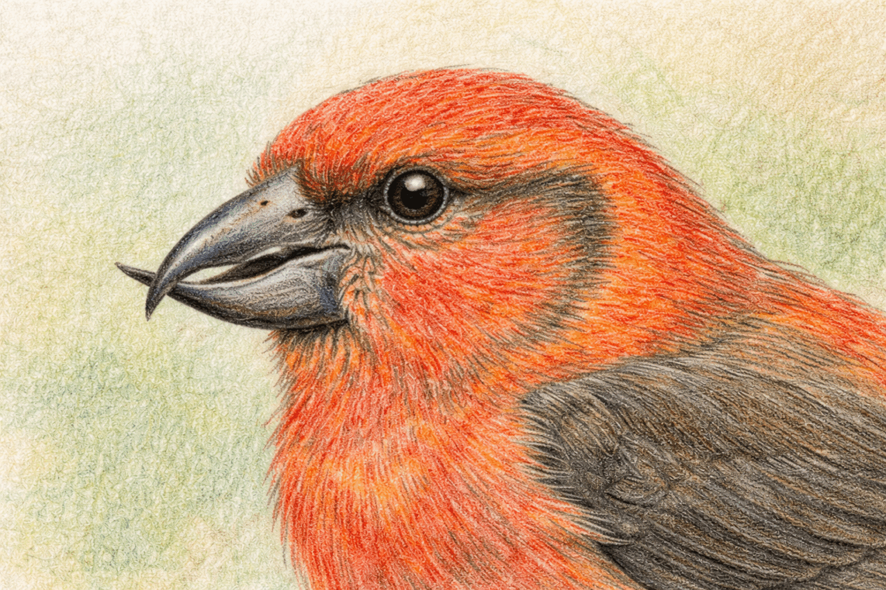 イスカ くちばし 交差