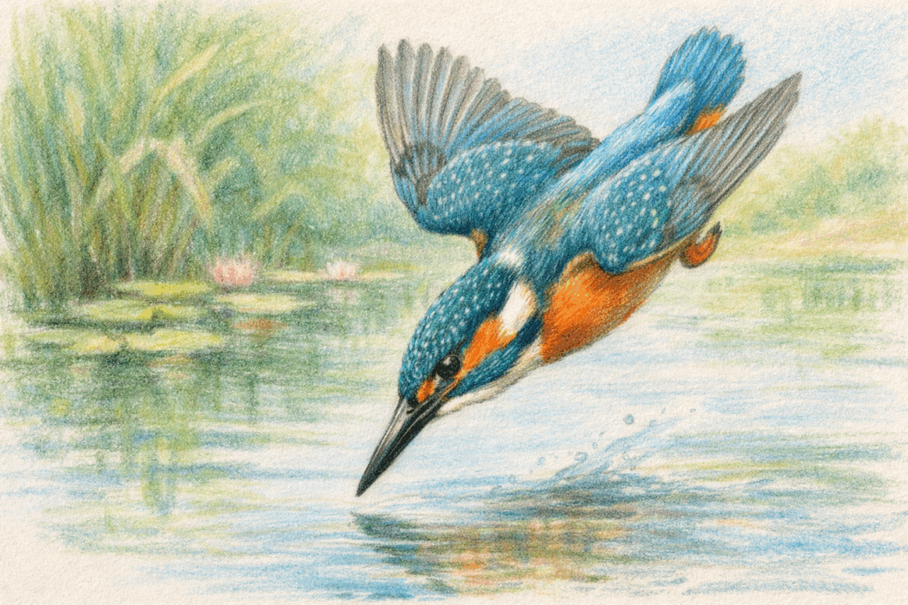 ルリビタキとカワセミの違いと見分け方 カワセミの特徴