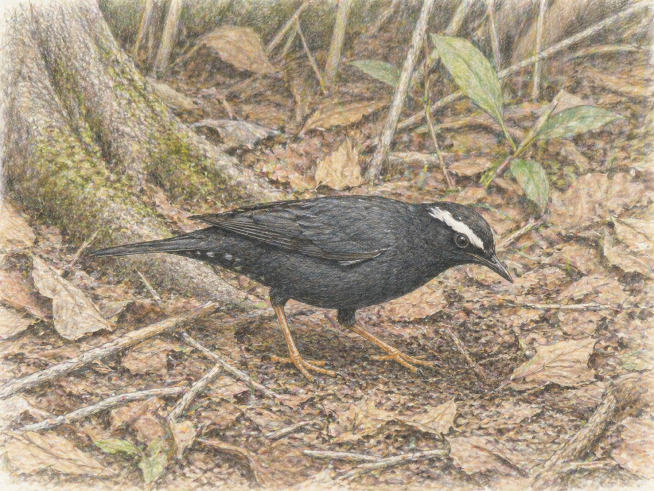 マミジロの食べ物と行動