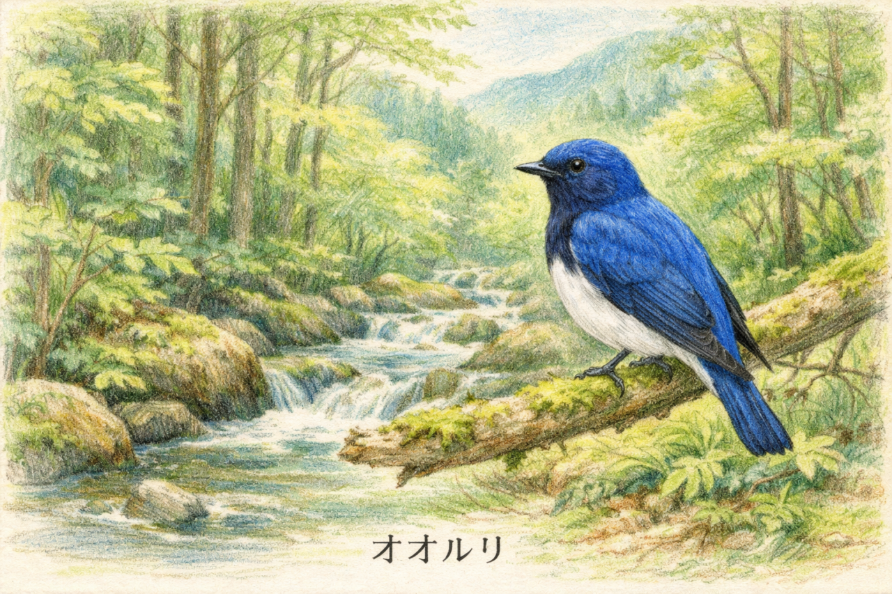 オオルリの生息地