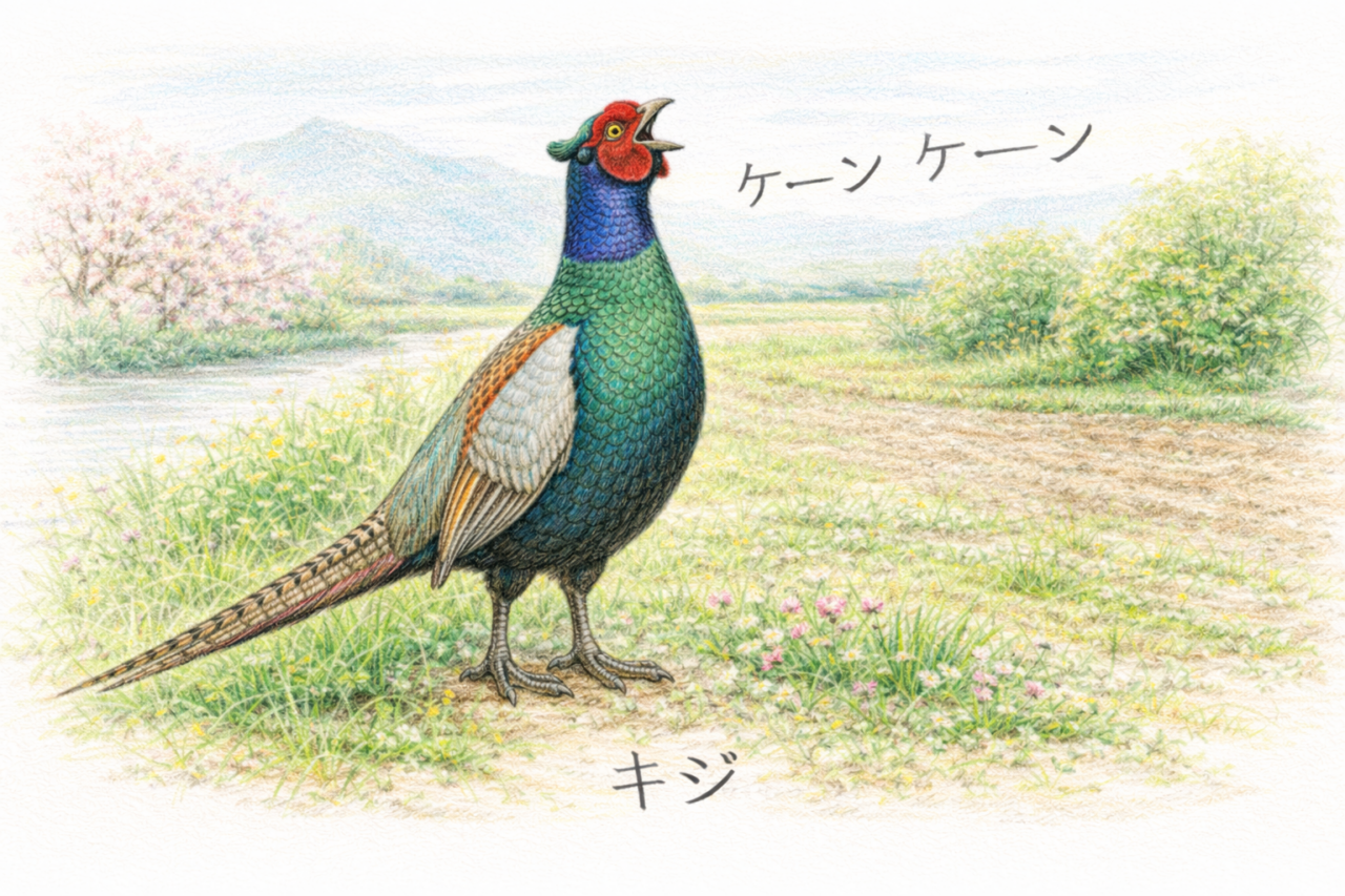 キジの鳴き声