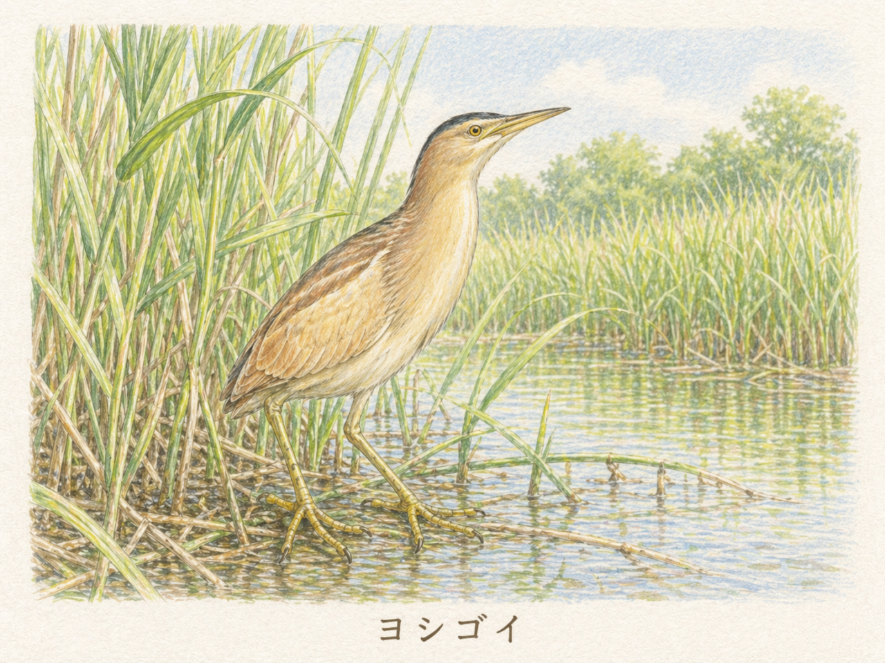 ヨシゴイが見られる季節