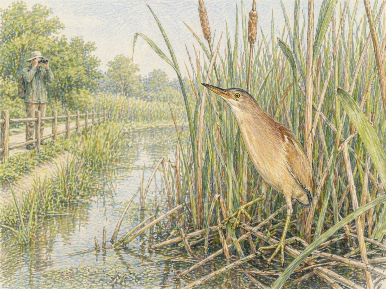 ヨシゴイを観察・撮影するときの注意点