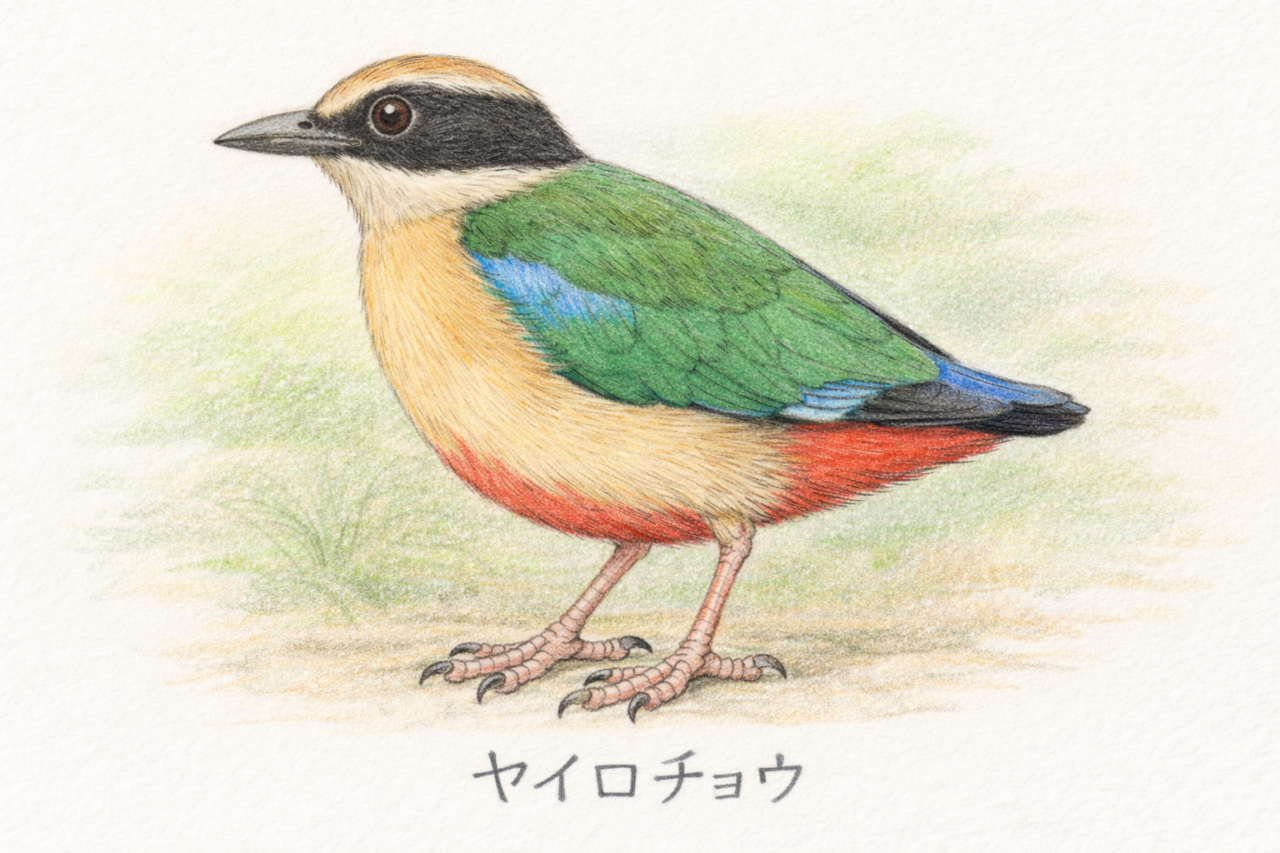 ヤイロチョウの特徴