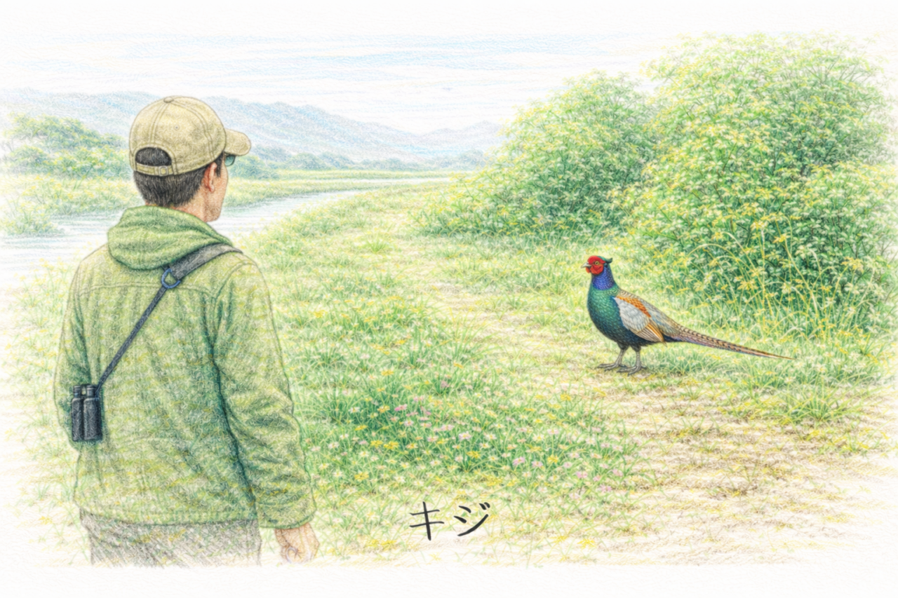 キジ観察で気をつけたいこと