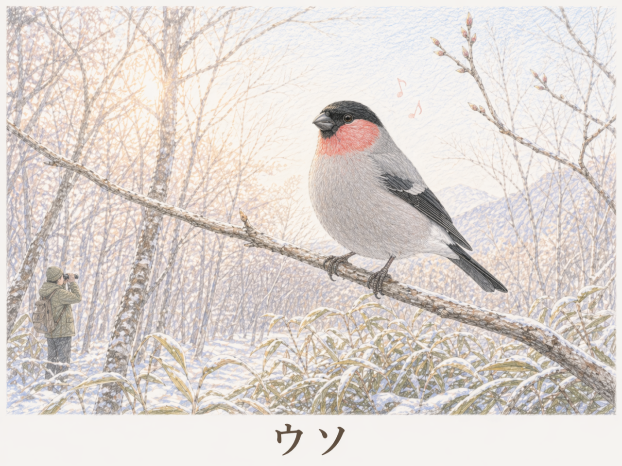 ウソはこんな人におすすめの野鳥