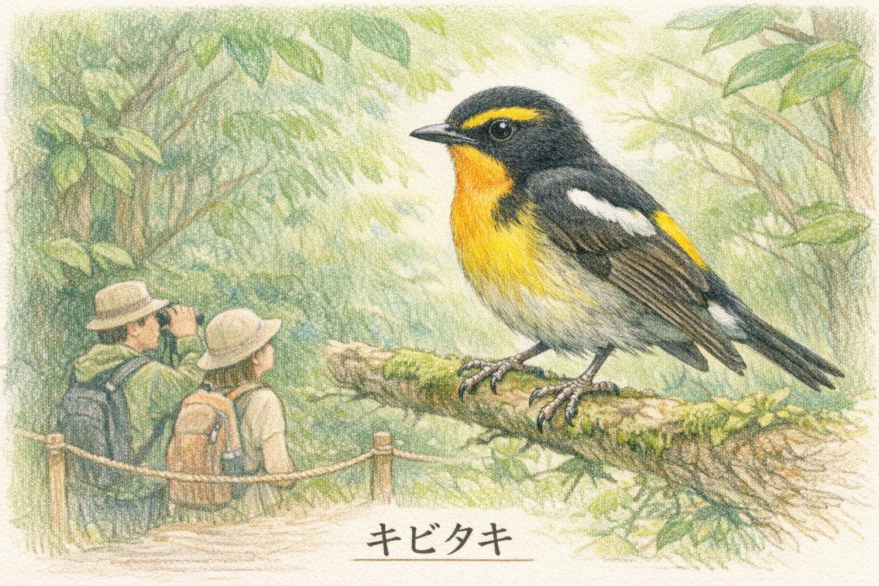 キビタキを観察するときの注意点