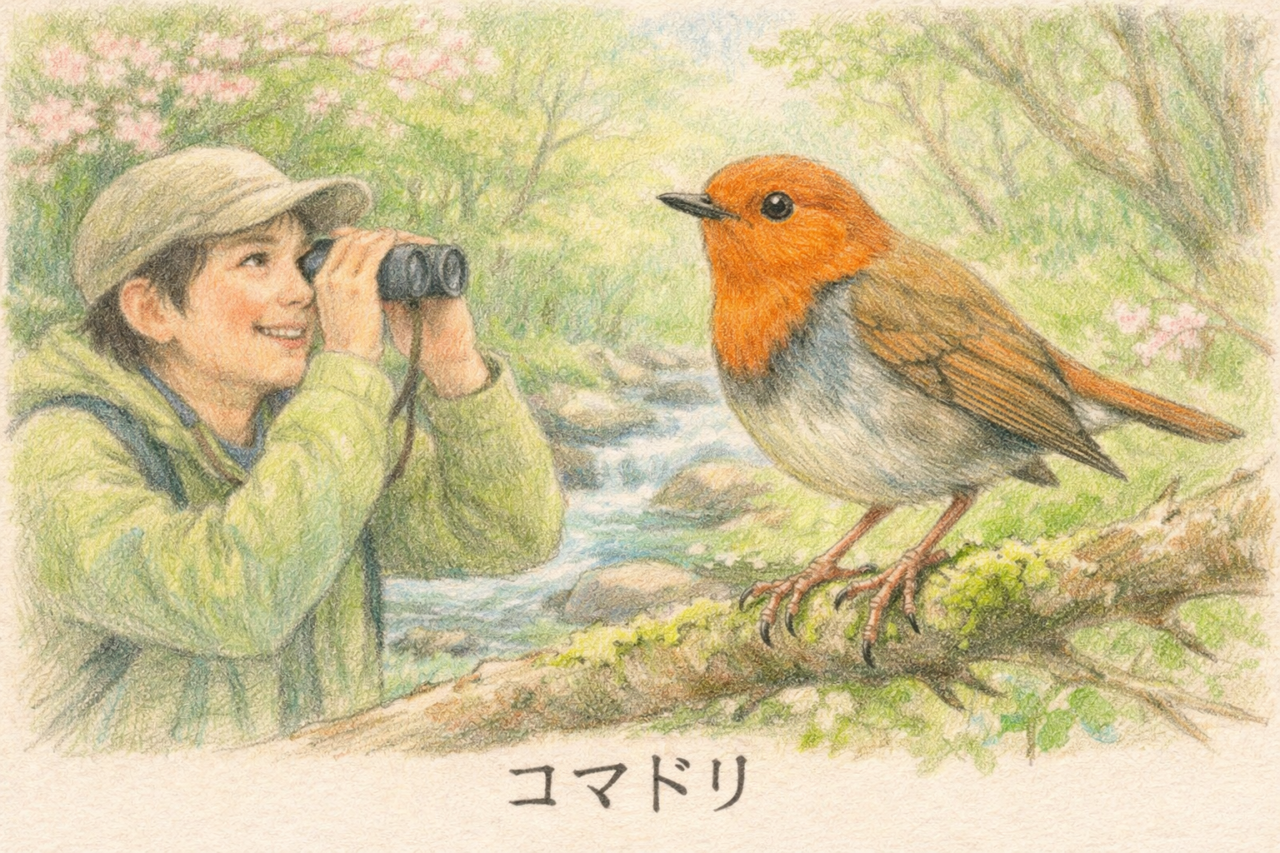 コマドリはこんな人におすすめの野鳥