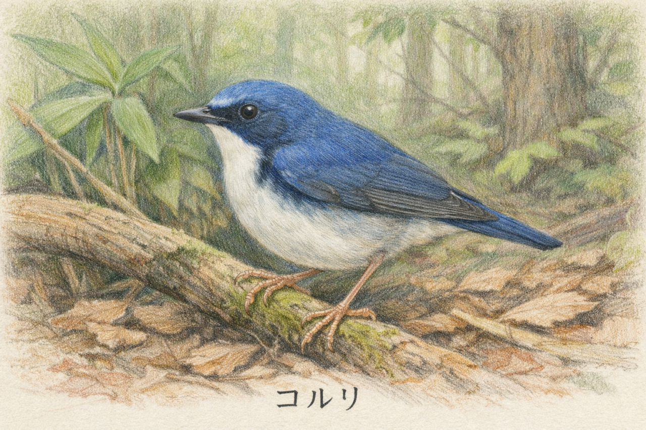 コルリは日本のどこで見られる？