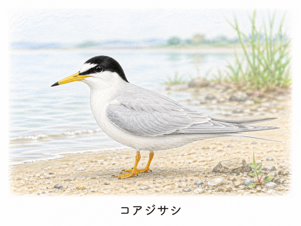 コアジサシとはどんな鳥？