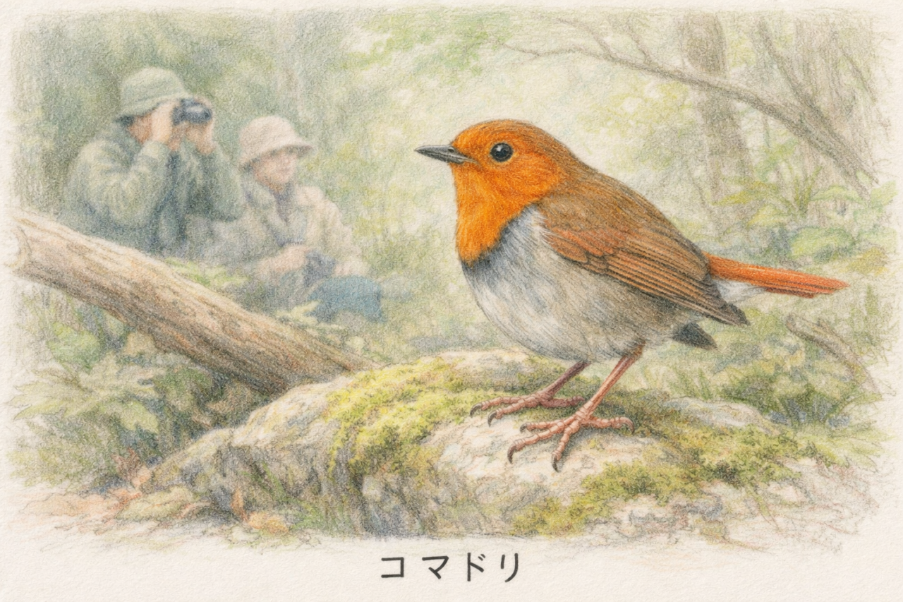 コマドリ観察で初心者が気をつけたいこと
