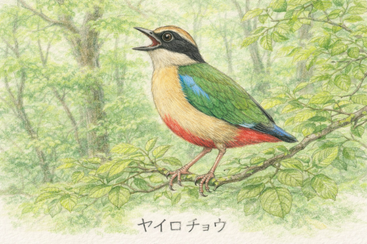 ヤイロチョウが見られる時期