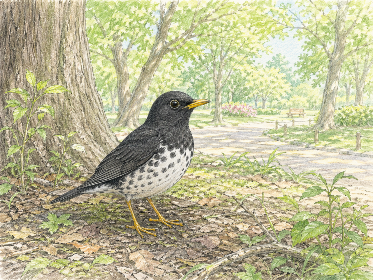 クロツグミ観察でよくある疑問