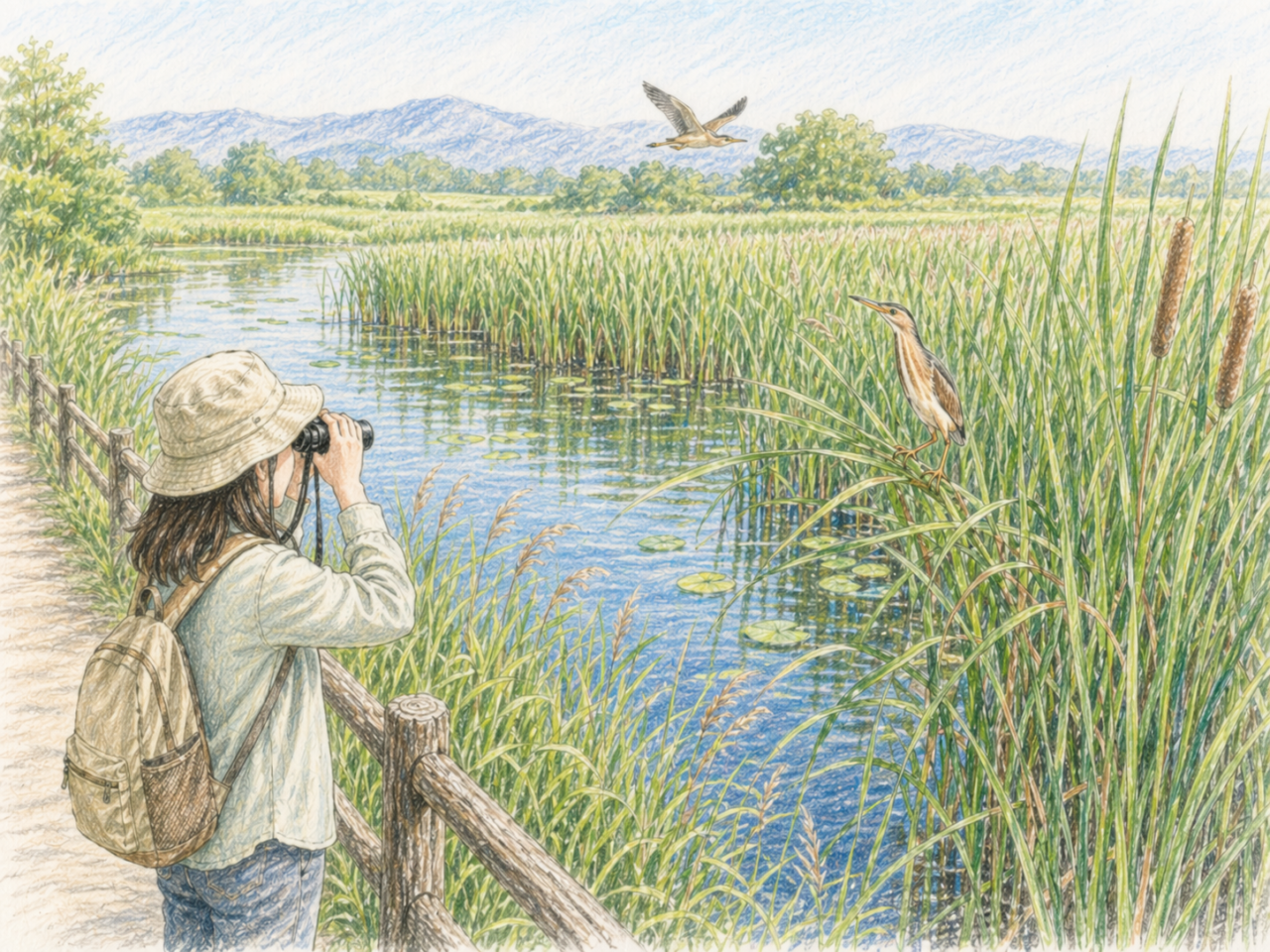 ヨシゴイの初心者向けの見つけ方