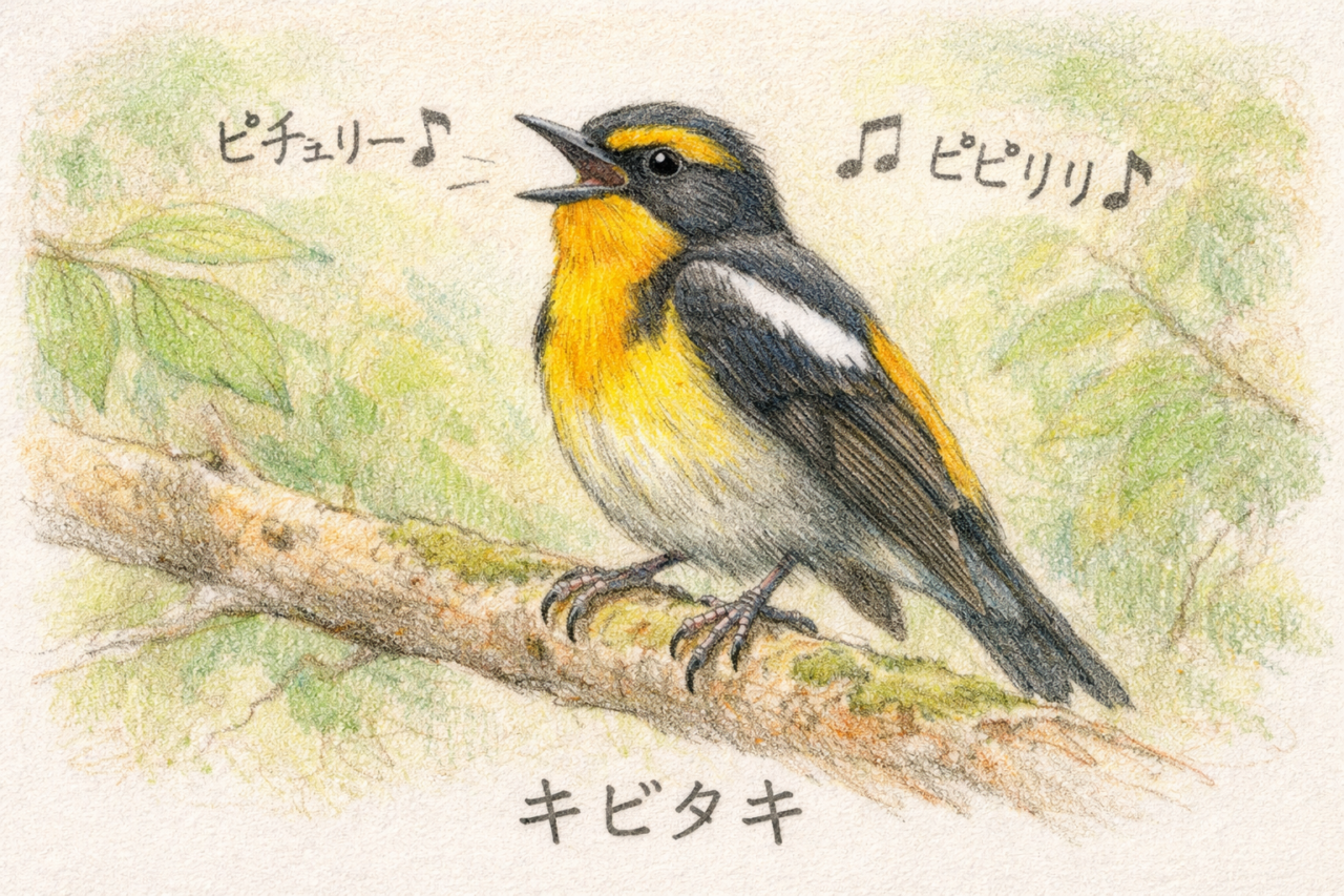 キビタキの鳴き声