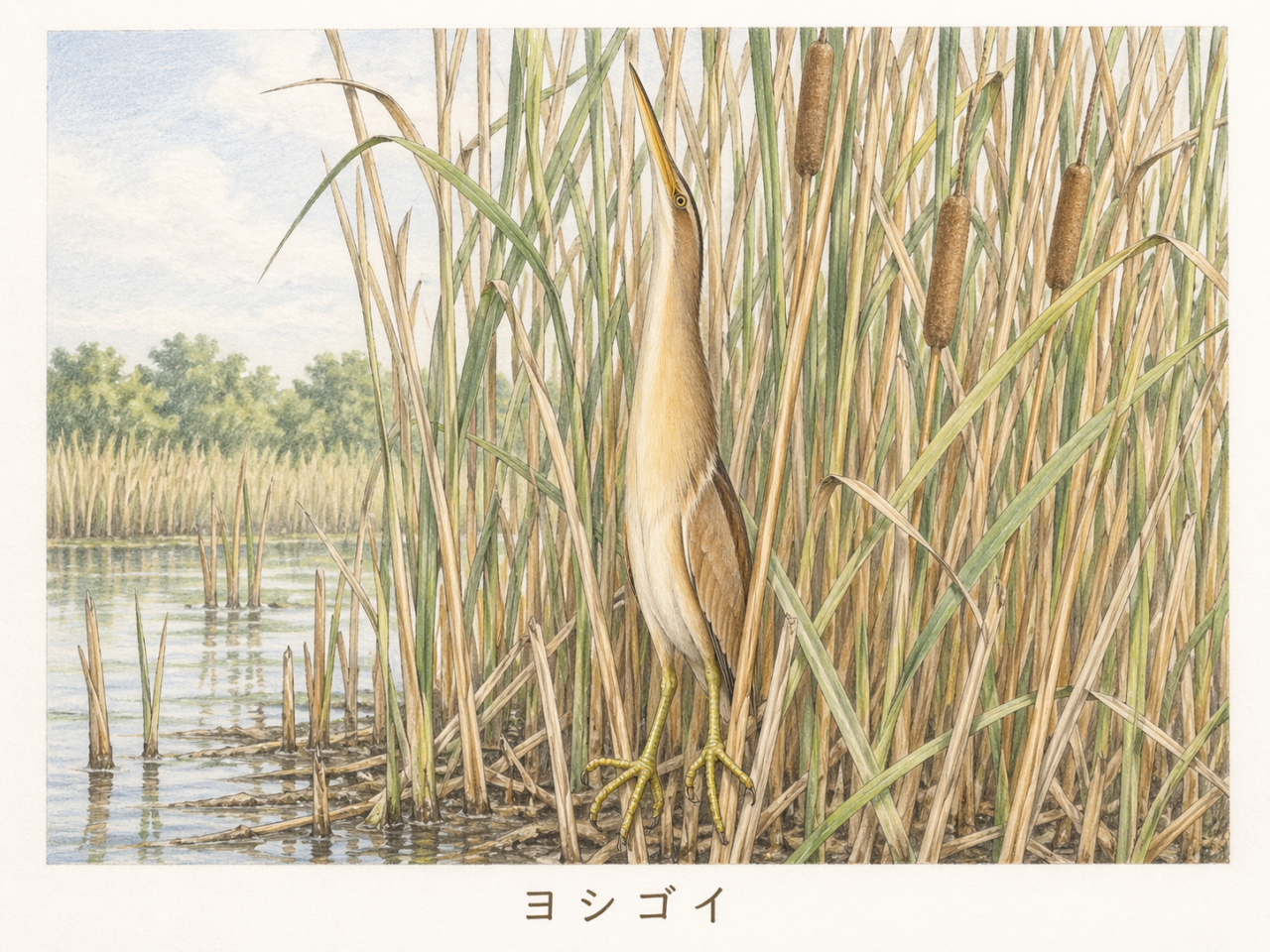 ヨシゴイの擬態がすごい理由