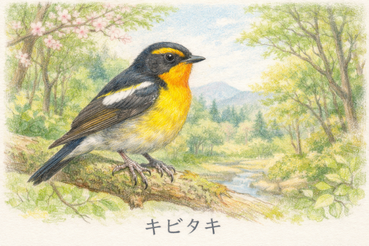 日本での分布と、都道府県単位での観察イメージ