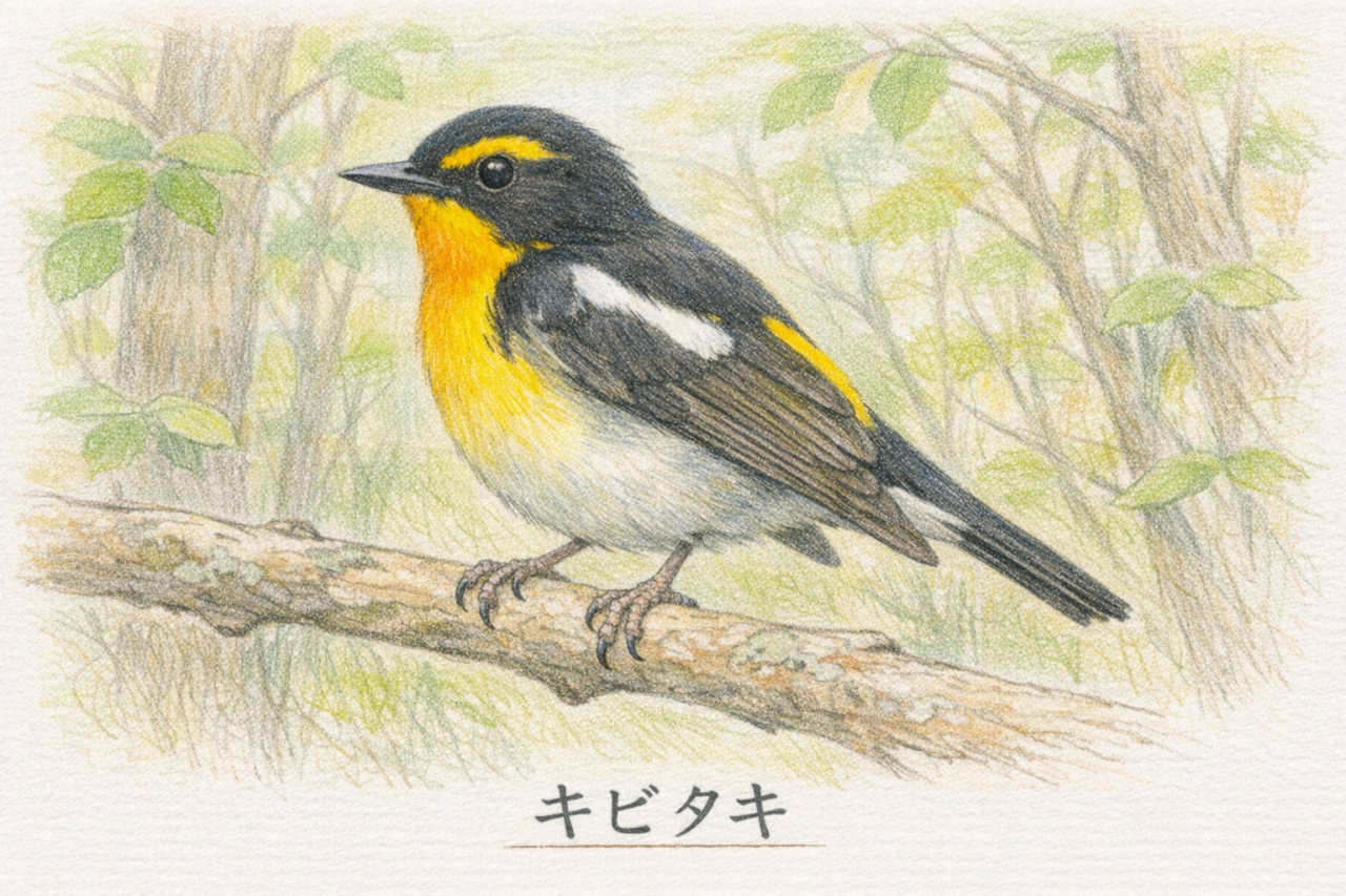 キビタキの特徴