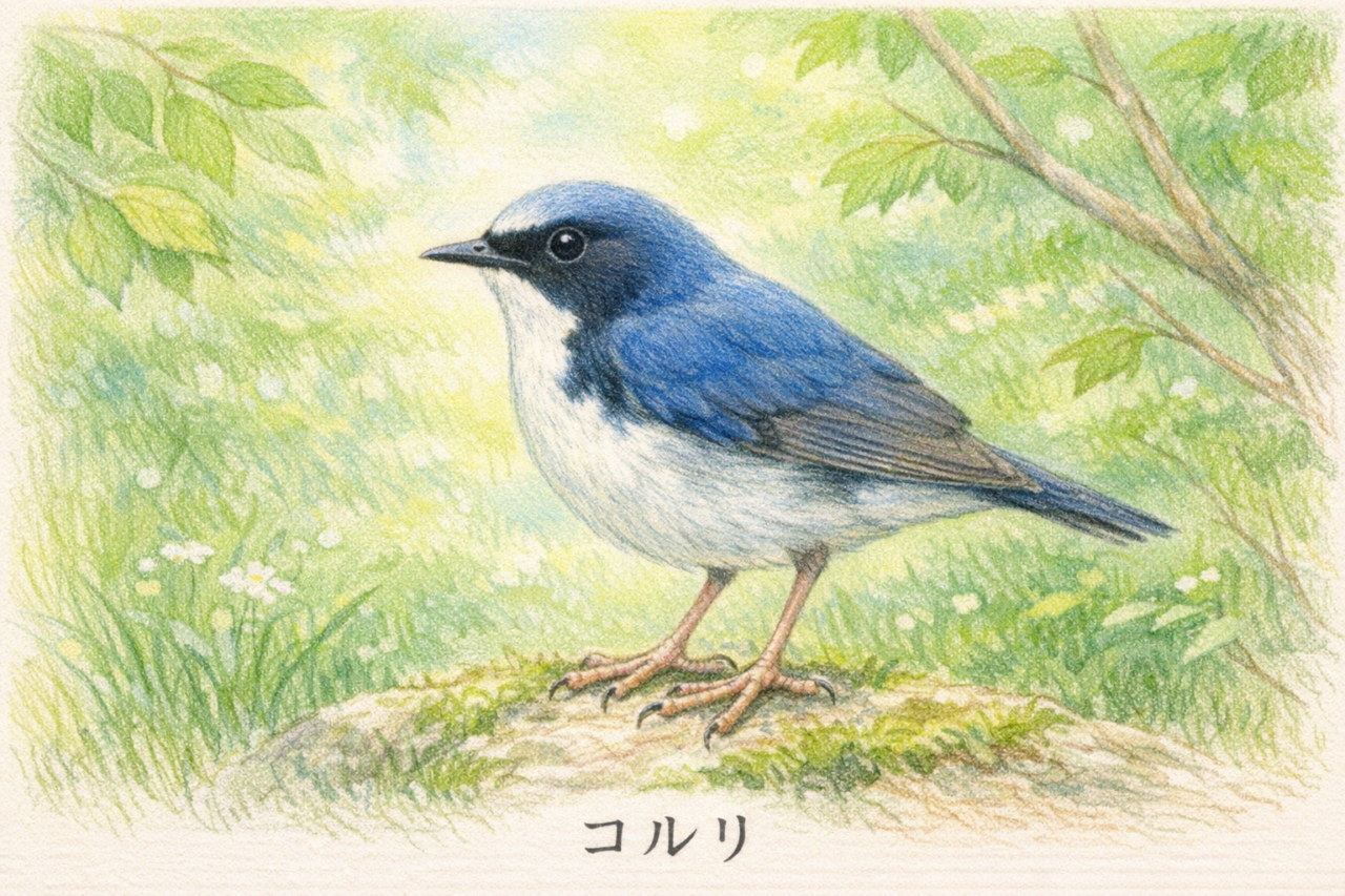 コルリが見られる季節