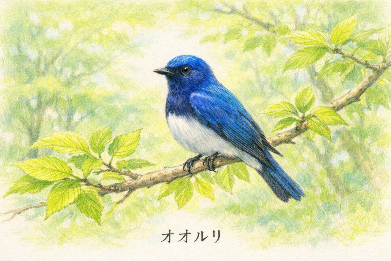 オオルリが見られる季節