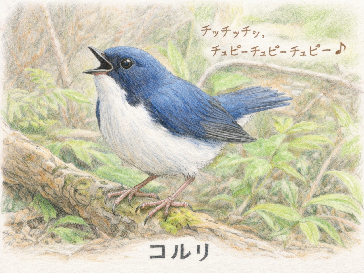 コルリの鳴き声