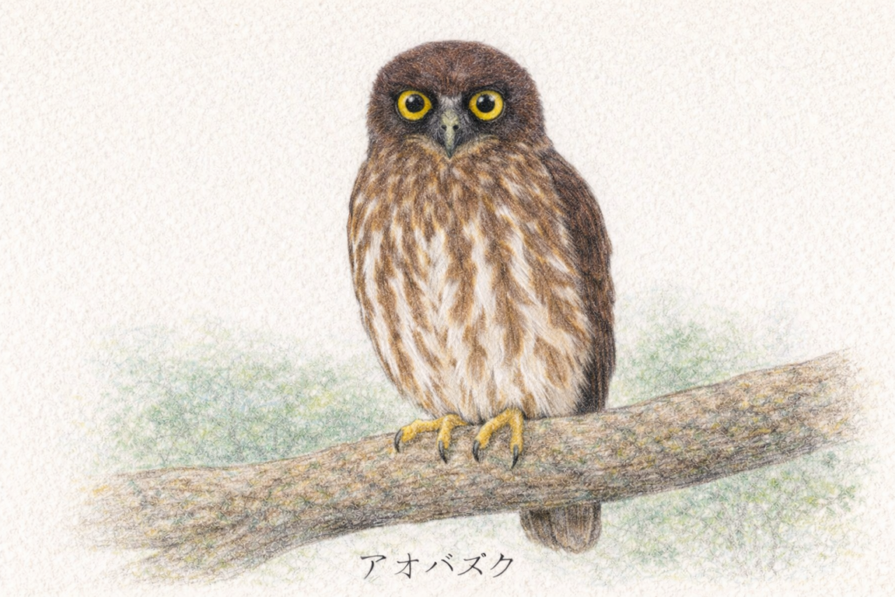 アオバズクとは