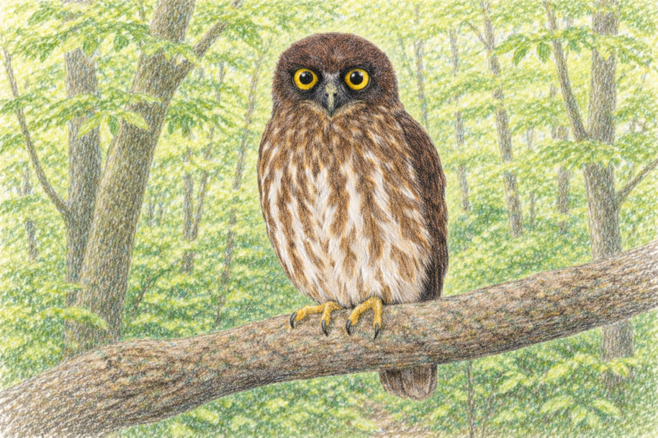 アオバズクが見られる季節