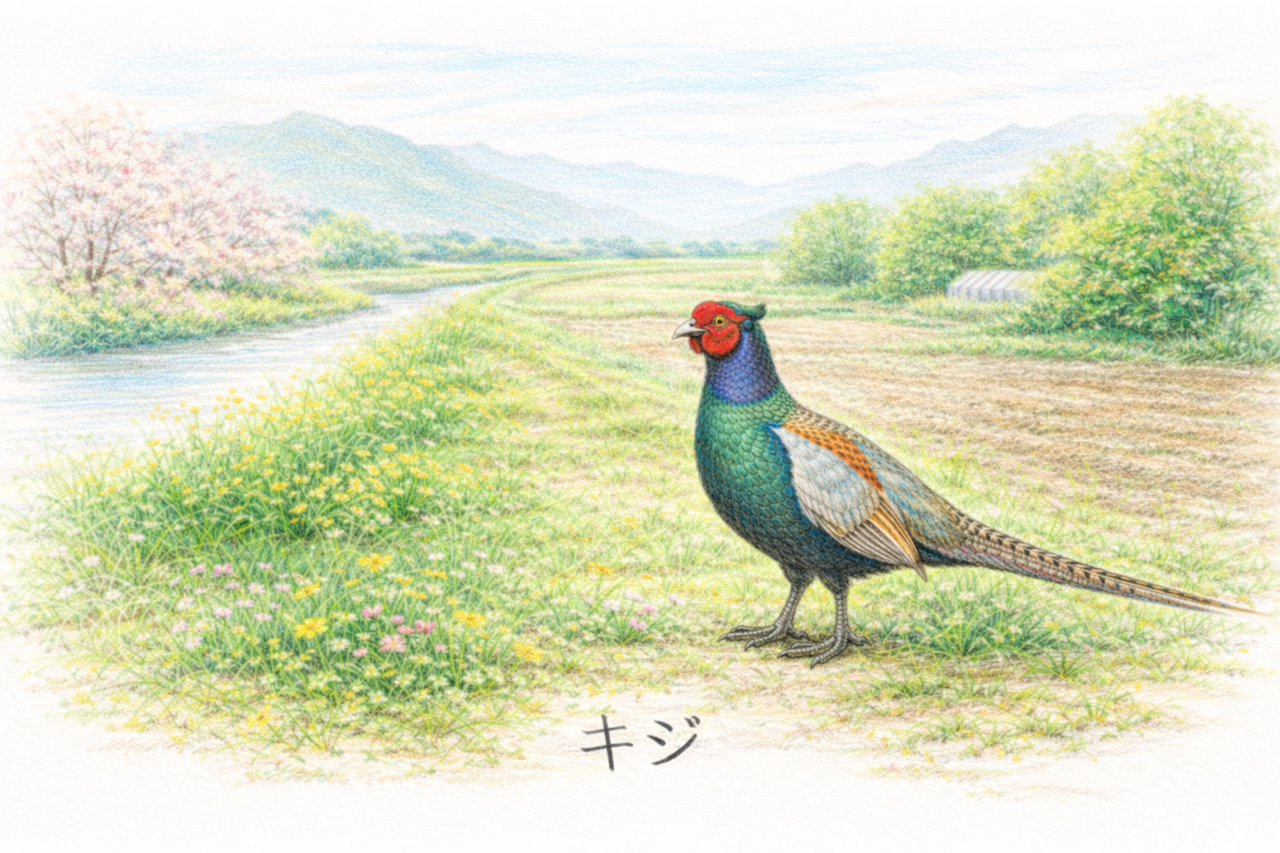 キジが見られる季節