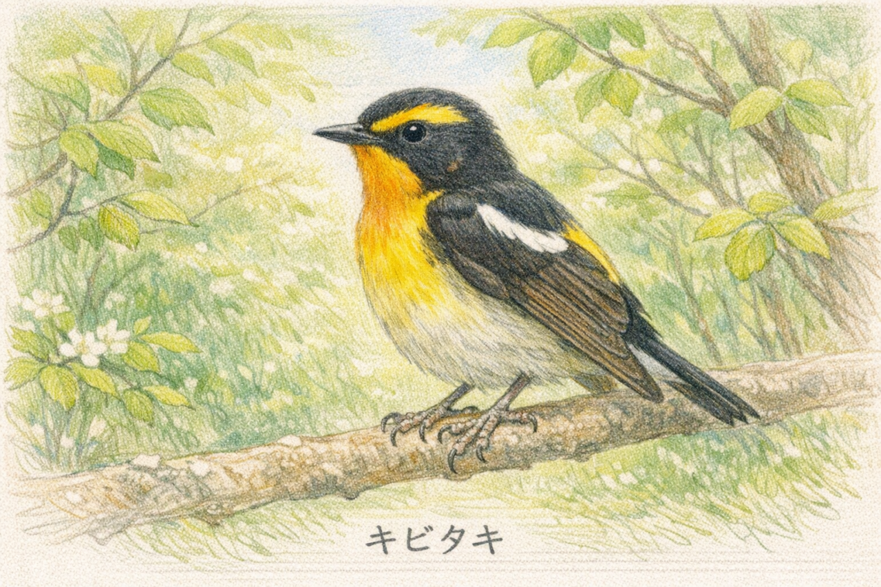 キビタキが見られる季節