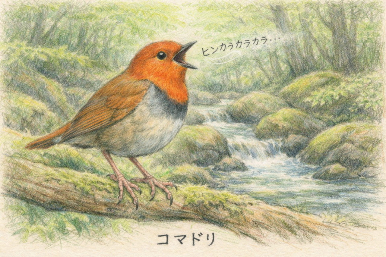 コマドリの鳴き声