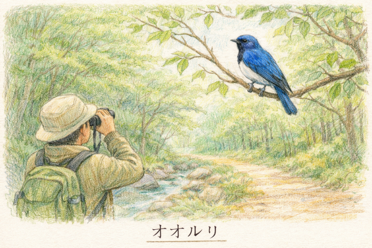 オオルリの見つけ方