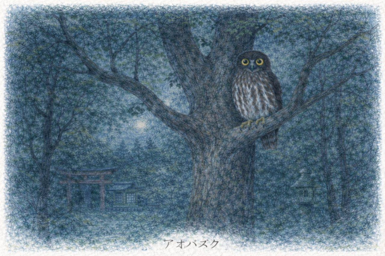 アオバズクは珍しい鳥なのか