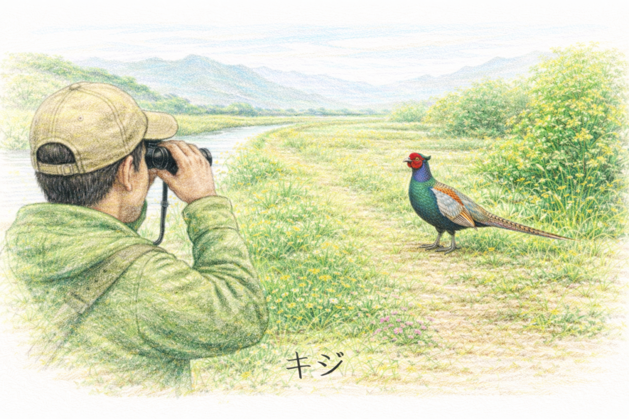 キジの見つけ方