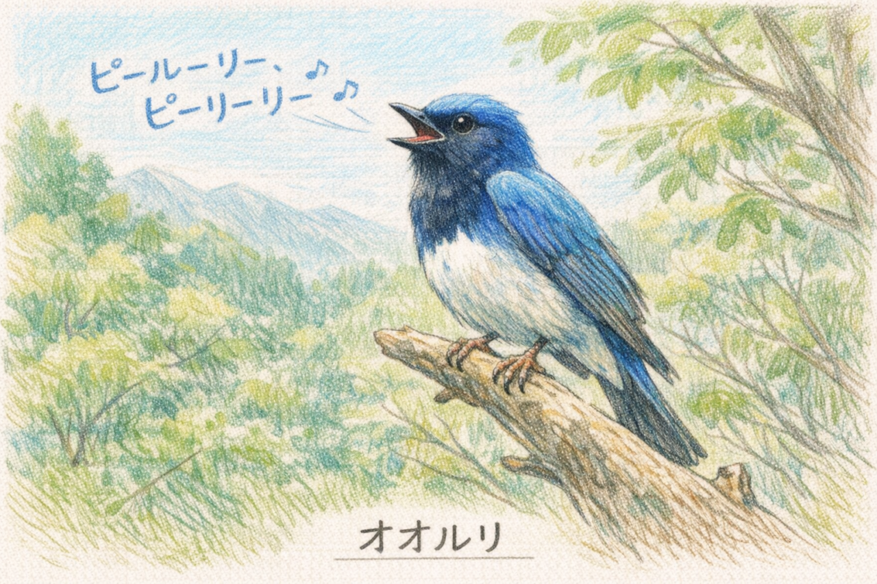オオルリの鳴き声