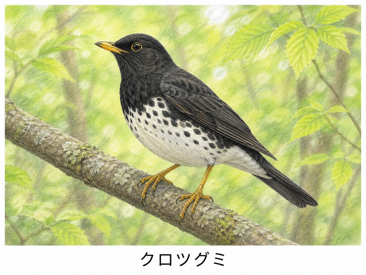 クロツグミとはどんな鳥？