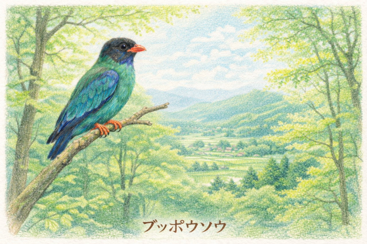 ブッポウソウが見られる季節