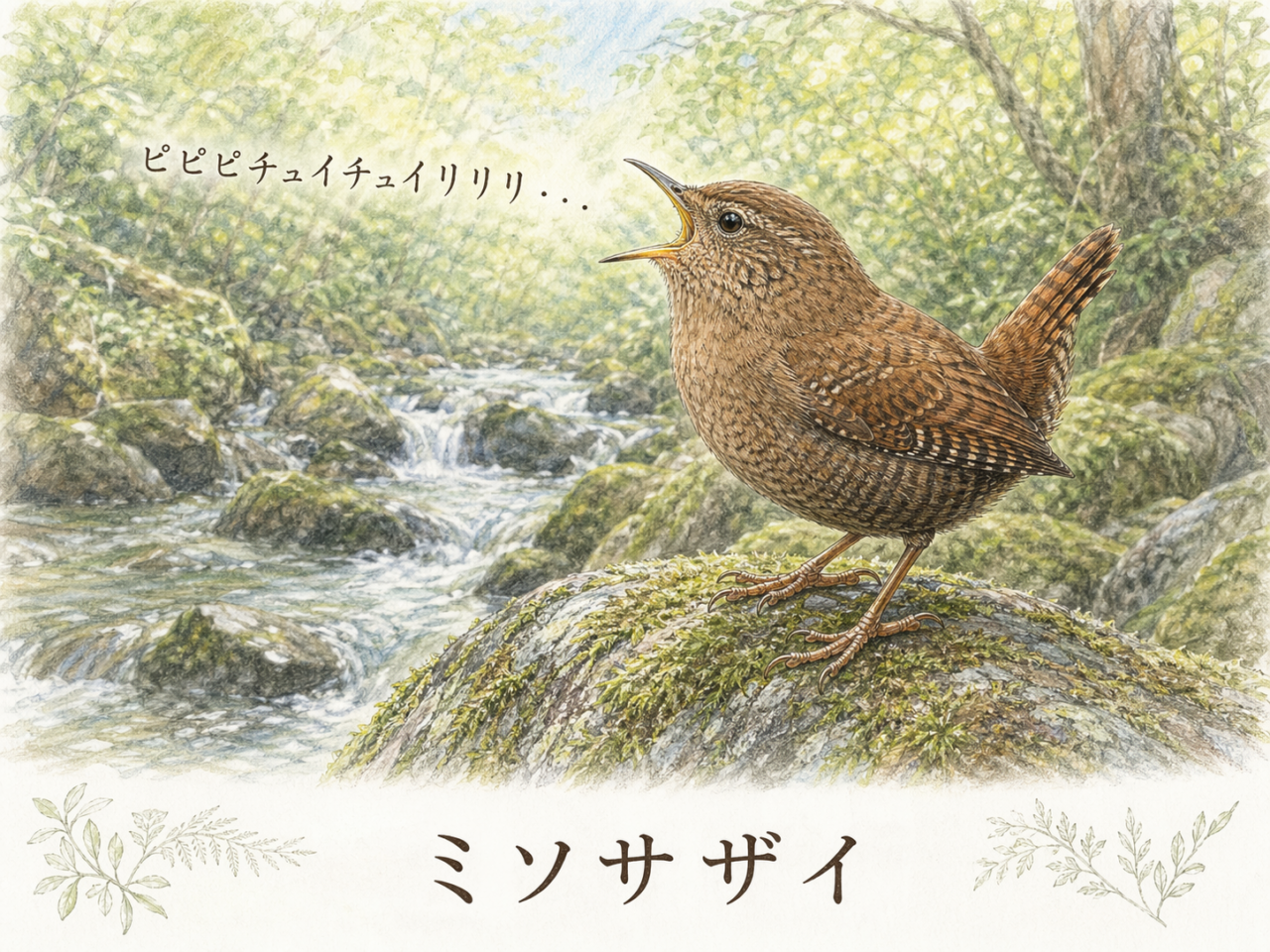 ミソサザイの鳴き声