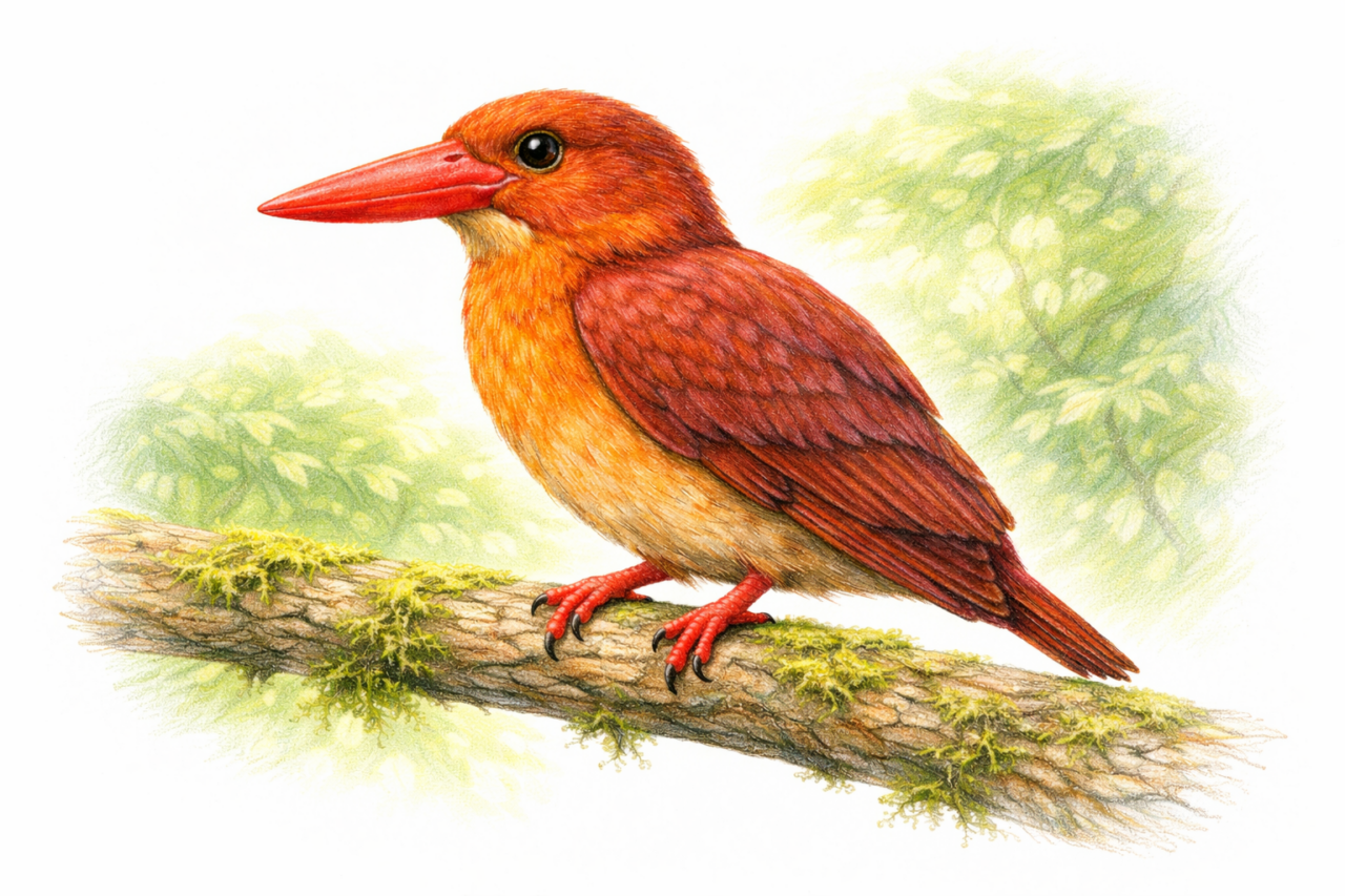 アカショウビンの特徴