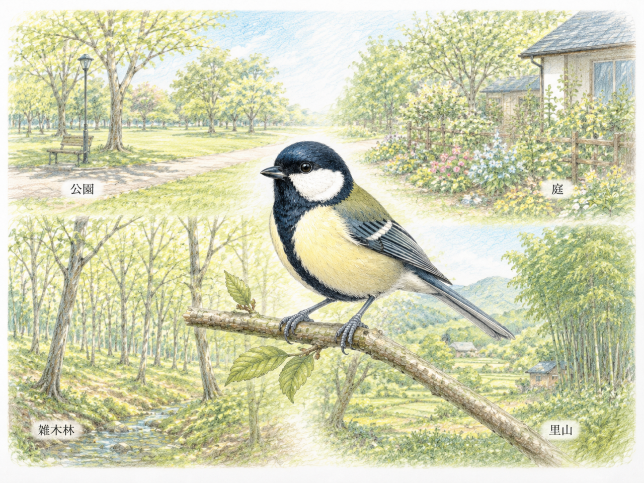 シジュウカラの生息地｜日本のどこで見られる？