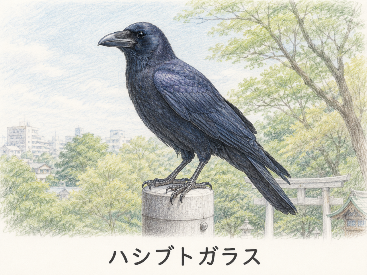 ハシブトガラスとは?日本の生息地・鳴き声・特徴・季節を初心者向けに解説