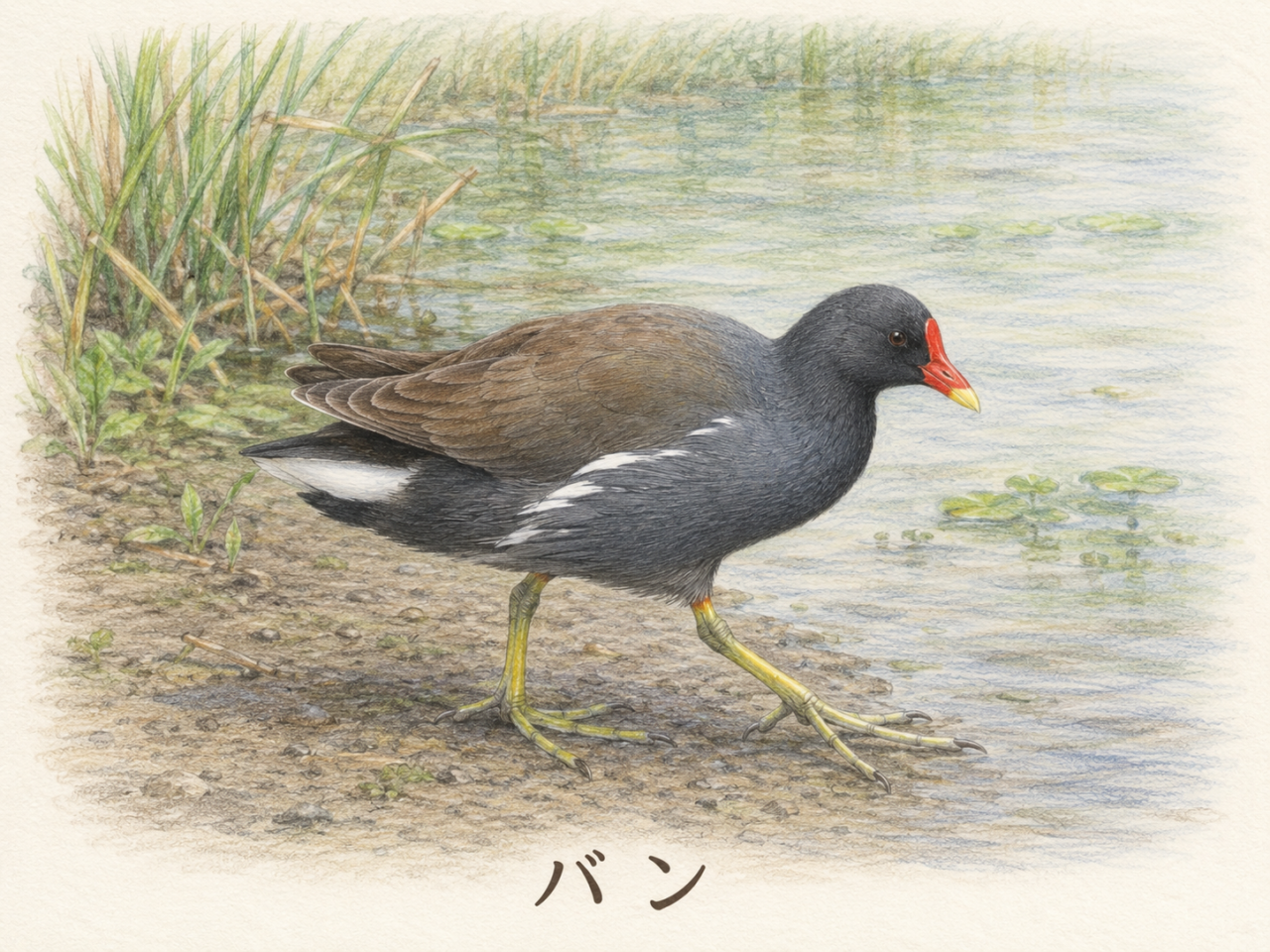 バンとは？日本で見られる水辺の鳥の特徴・生息地・鳴き声・食べ物を初心者向けに解説