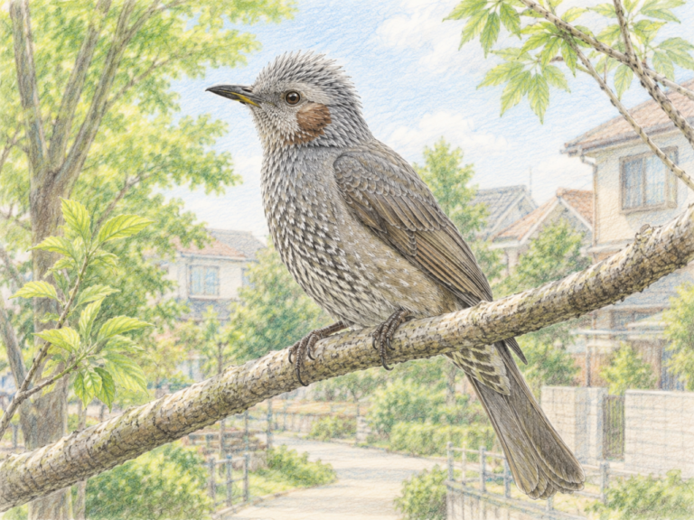 ヒヨドリとは?日本で身近に見られる野鳥の特徴・鳴き声・生息地・食べ物・季節を初心者向けに解説 | 野鳥情報.com